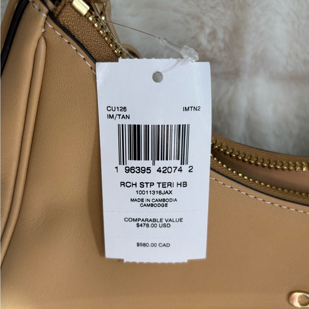 Brand New Coach Teri Hobo Bag & Wallet SET - Tan (PRICE FIRM) - Picture 3 of 9